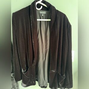 Black velvet Blazer